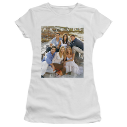 Friends Lifes A Beach - Juniors T-Shirt Juniors T-Shirt Friends   