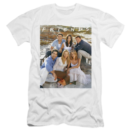 Friends Lifes A Beach - Men's Premium Slim Fit T-Shirt Men's Premium Slim Fit T-Shirt Friends   