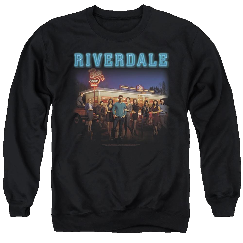 Riverdale Up At Pops - Men's Crewneck Sweatshirt Men's Crewneck Sweatshirt Riverdale   