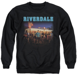 Riverdale Up At Pops - Men's Crewneck Sweatshirt Men's Crewneck Sweatshirt Riverdale   