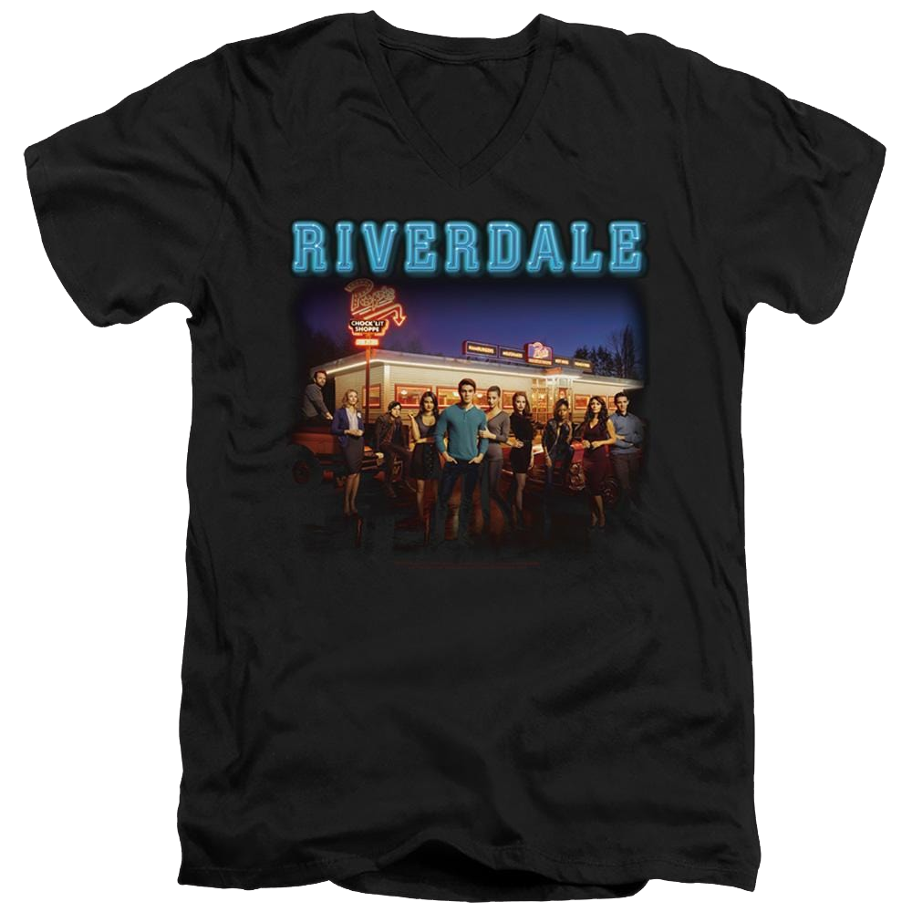 Riverdale Up At Pops - Men's V-Neck T-Shirt Men's V-Neck T-Shirt Riverdale   