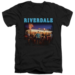 Riverdale Up At Pops - Men's V-Neck T-Shirt Men's V-Neck T-Shirt Riverdale   