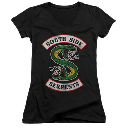 Riverdale South Side Serpent - Juniors V-Neck T-Shirt Juniors V-Neck T-Shirt Riverdale   