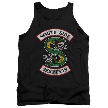 Black men's tank with Riverdale South Side Serpent graphic