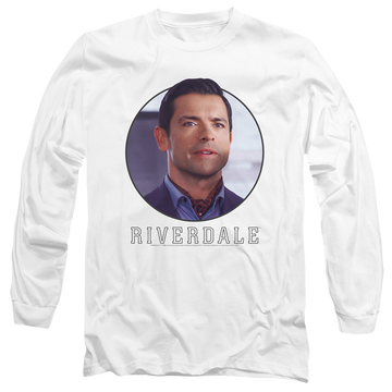 White men's long sleeve t-shirt with Riverdale Of The Year graphic