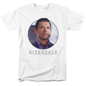 White men's regular fit t-shirt with Riverdale Of The Year graphic