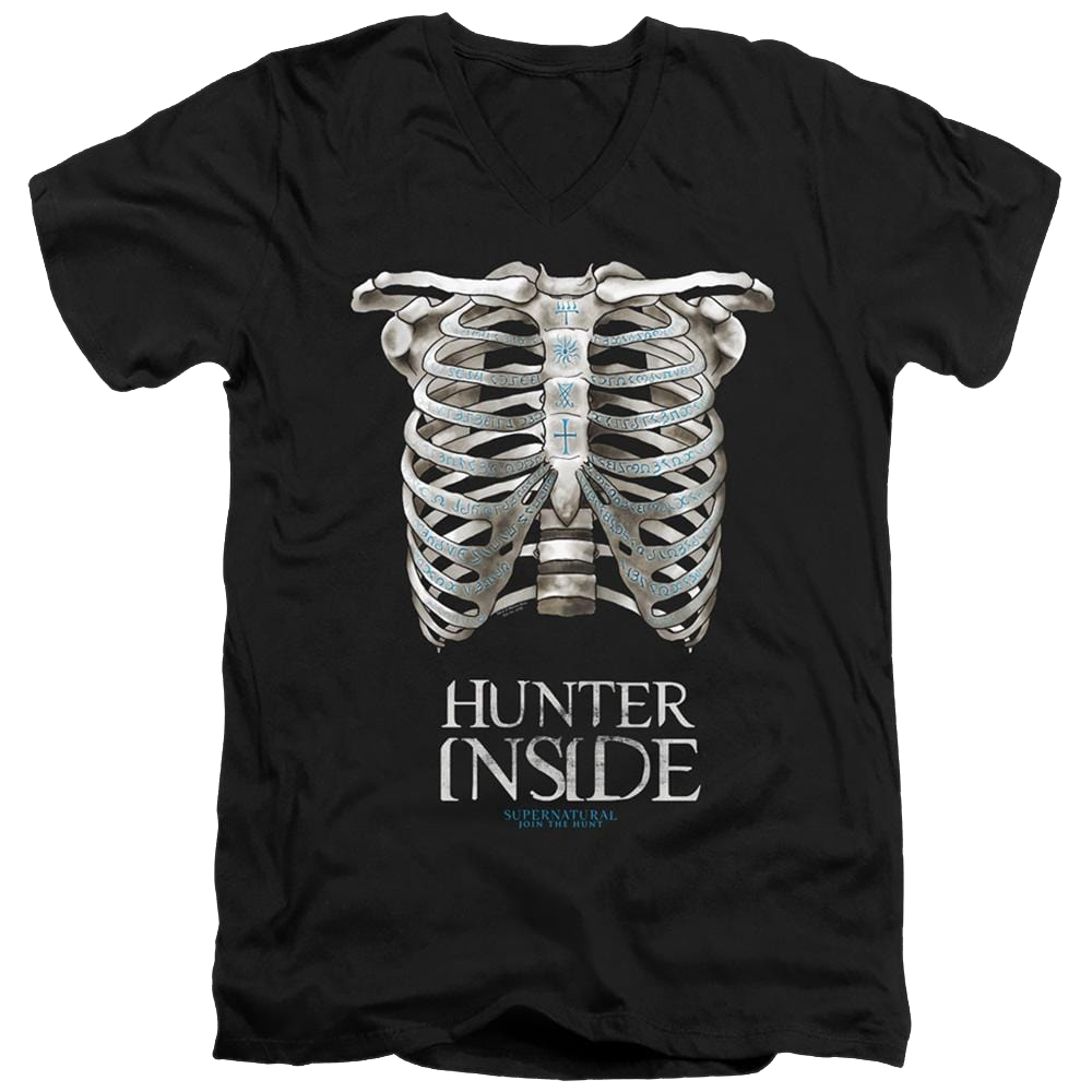 Supernatural Hunter Inside - Men's V-Neck T-Shirt Men's V-Neck T-Shirt Supernatural   