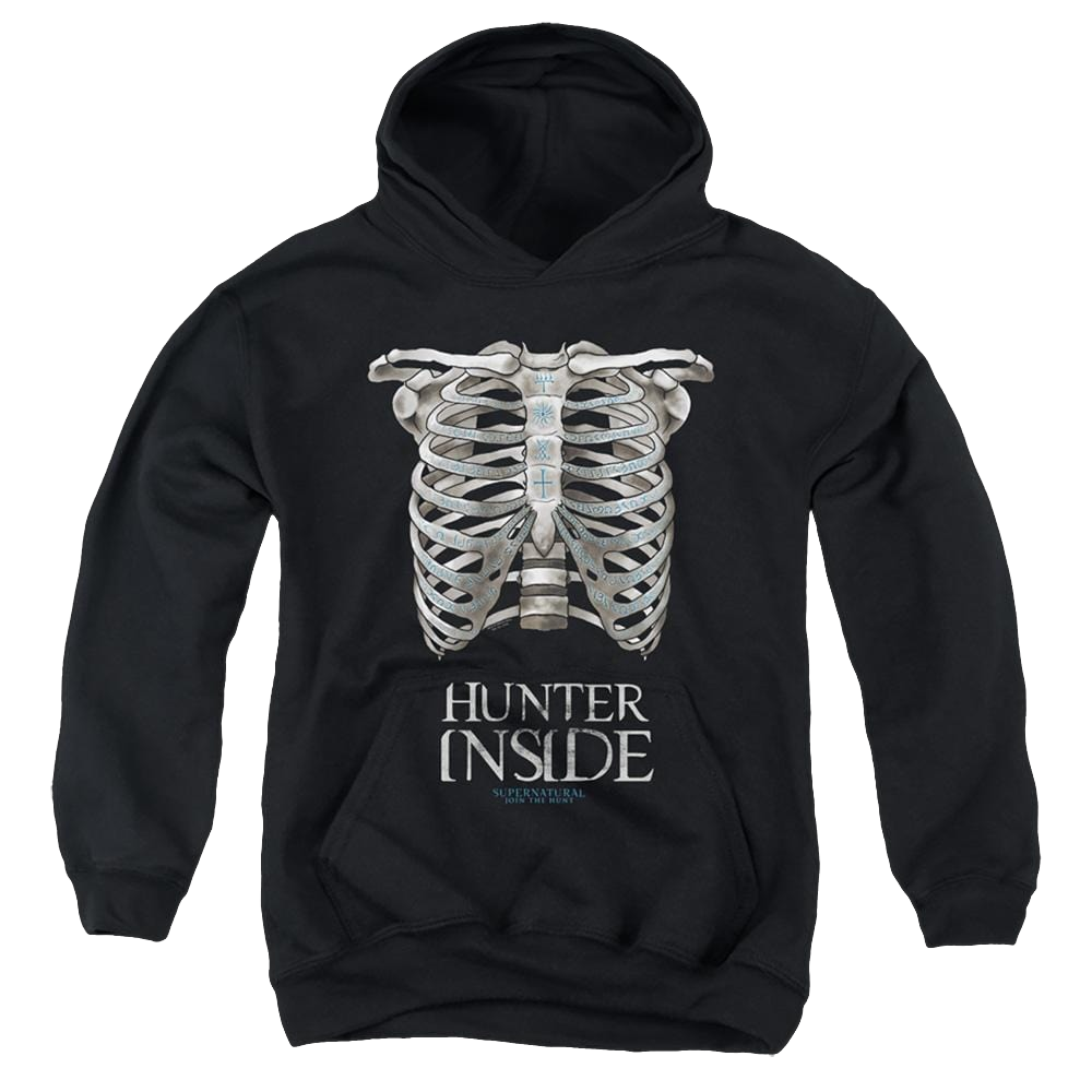Supernatural Hunter Inside - Youth Hoodie Youth Hoodie (Ages 8-12) Supernatural   
