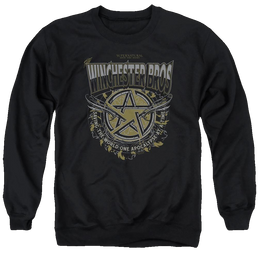 Supernatural Winchester Bros - Men's Crewneck Sweatshirt Men's Crewneck Sweatshirt Supernatural   