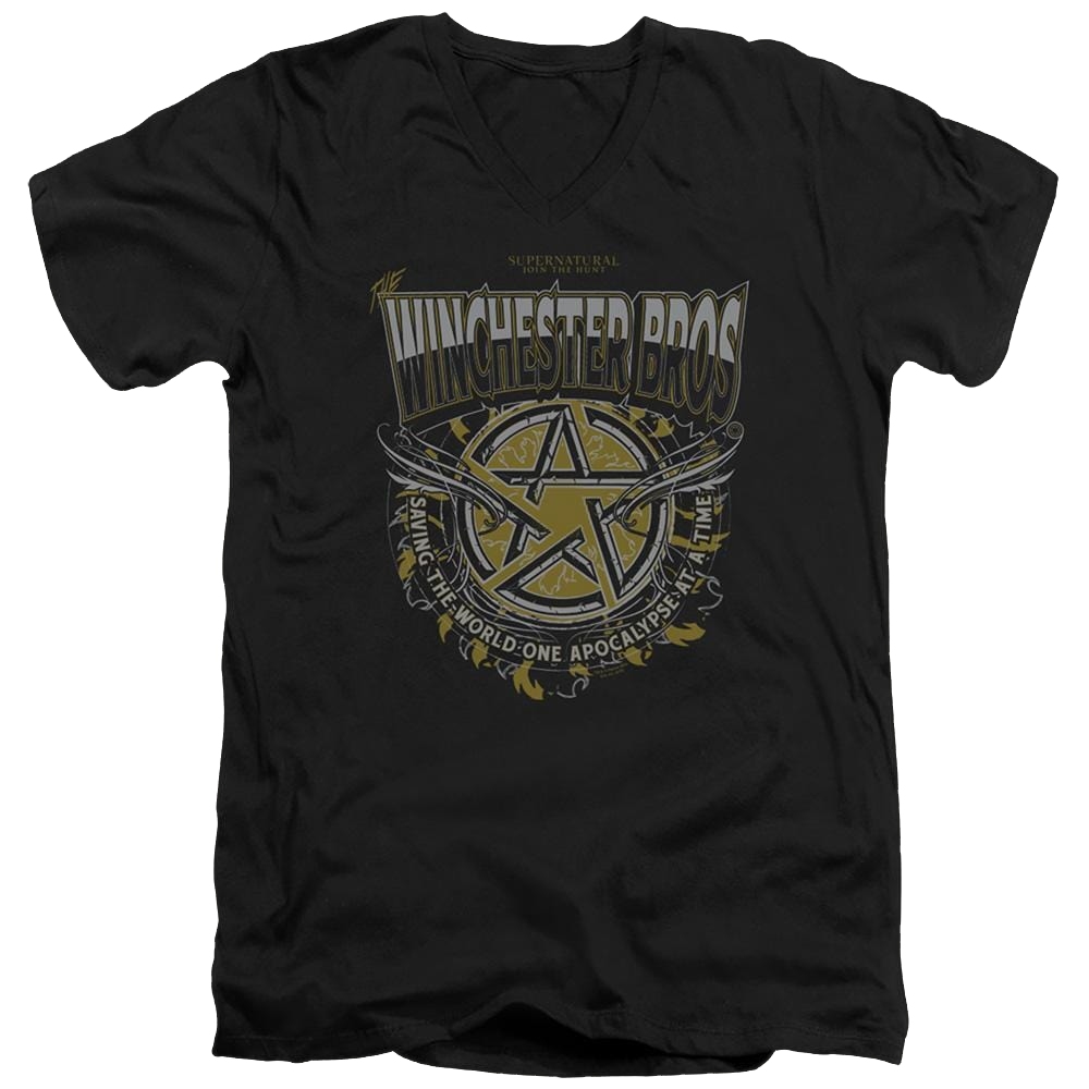 Supernatural Winchester Bros - Men's V-Neck T-Shirt Men's V-Neck T-Shirt Supernatural   