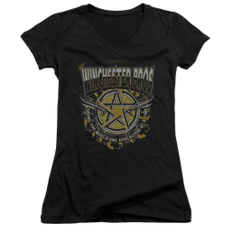 Supernatural Winchester Bros - Juniors V-Neck T-Shirt Juniors V-Neck T-Shirt Supernatural   