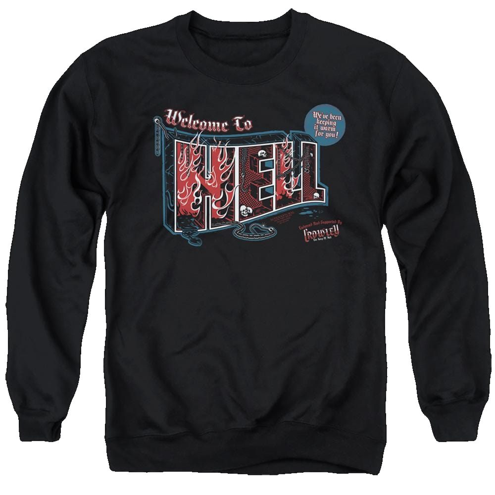 Supernatural Welcome - Men's Crewneck Sweatshirt Men's Crewneck Sweatshirt Supernatural   