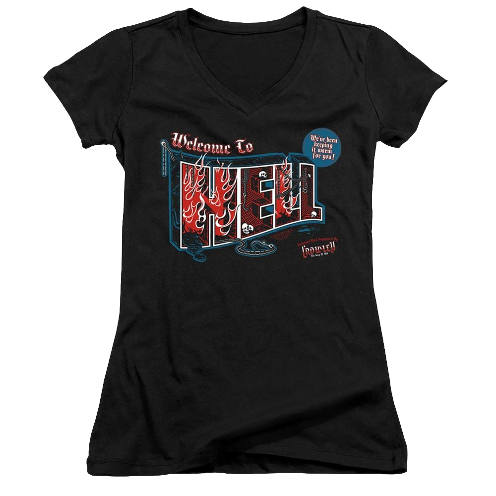 Supernatural Welcome - Juniors V-Neck T-Shirt Juniors V-Neck T-Shirt Supernatural   