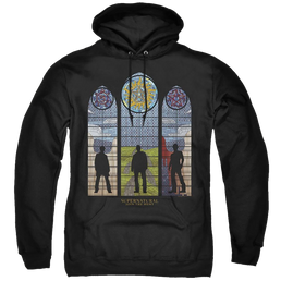Supernatural Stained Glass - Pullover Hoodie Pullover Hoodie Supernatural   