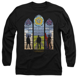 Supernatural Stained Glass - Men's Long Sleeve T-Shirt Men's Long Sleeve T-Shirt Supernatural   