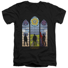 Supernatural Stained Glass - Men's V-Neck T-Shirt Men's V-Neck T-Shirt Supernatural   