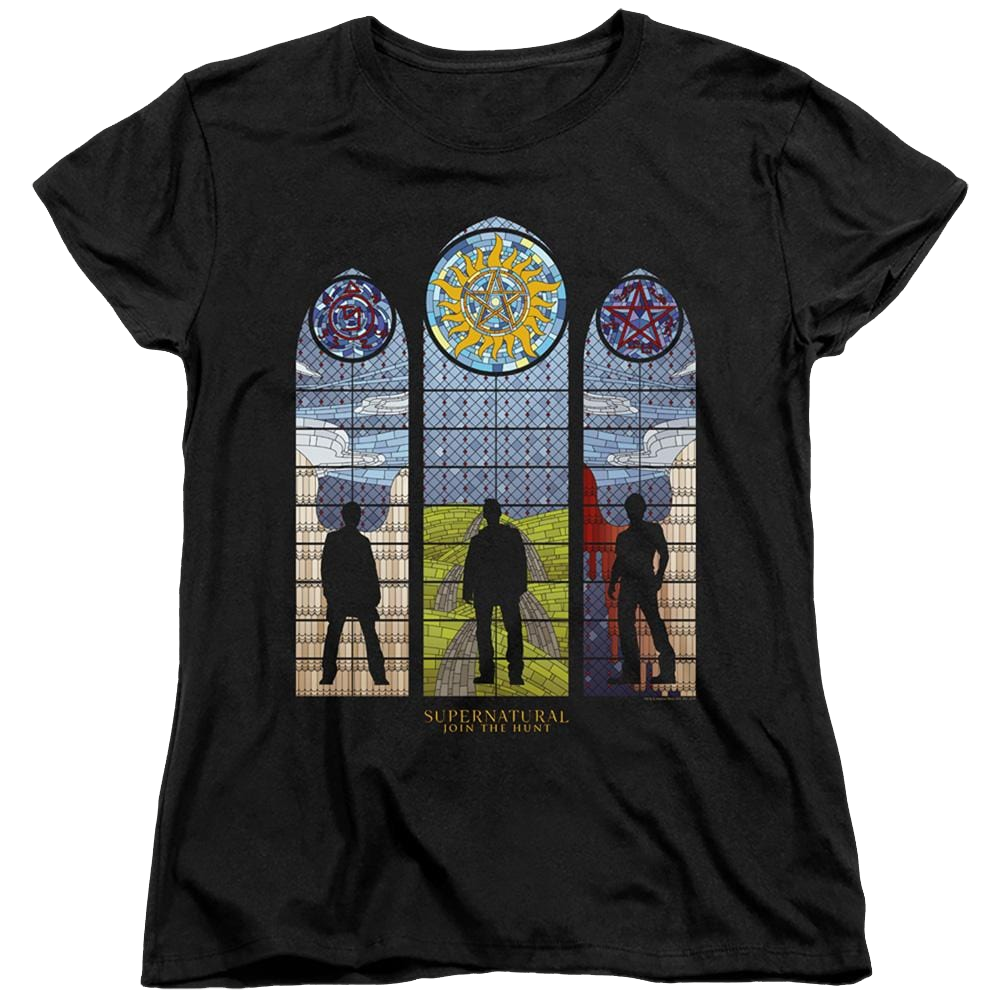 Supernatural Stained Glass - Women's T-Shirt Women's T-Shirt Supernatural   