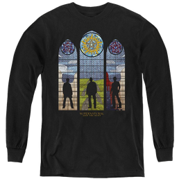 Supernatural Stained Glass - Youth Long Sleeve T-Shirt Youth Long Sleeve T-Shirt Supernatural   