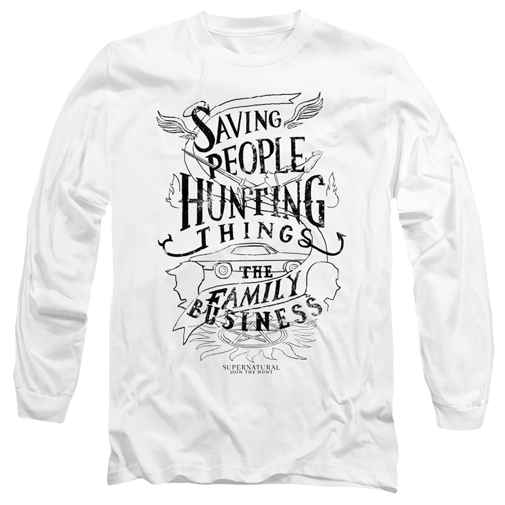 Supernatural Family Business - Men's Long Sleeve T-Shirt Men's Long Sleeve T-Shirt Supernatural   
