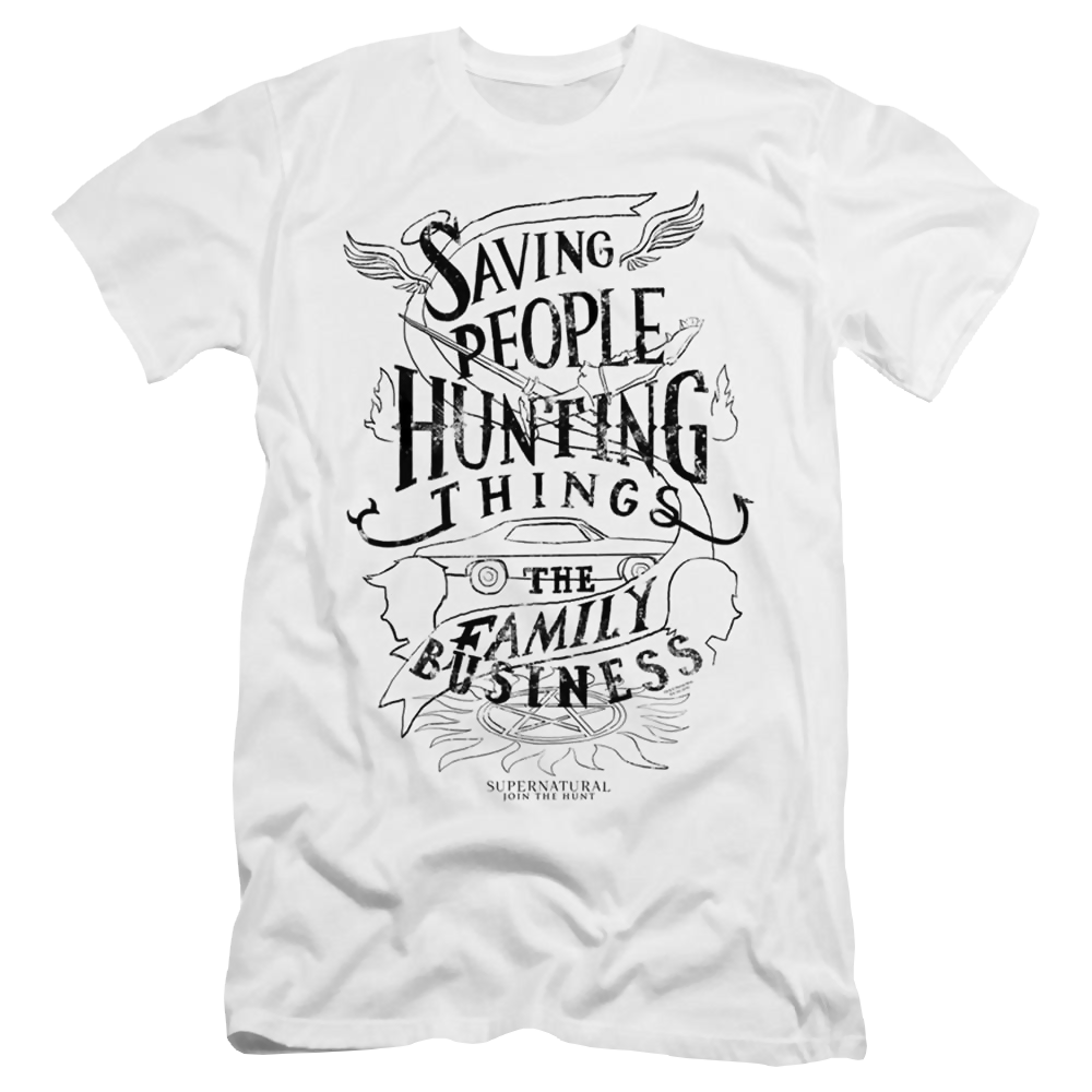 Supernatural Family Business - Men's Premium Slim Fit T-Shirt Men's Premium Slim Fit T-Shirt Supernatural   
