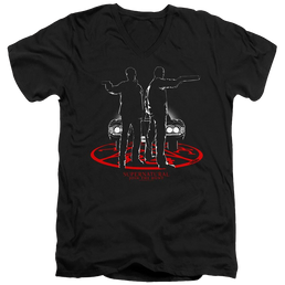 Supernatural Silhouettes - Men's V-Neck T-Shirt Men's V-Neck T-Shirt Supernatural   