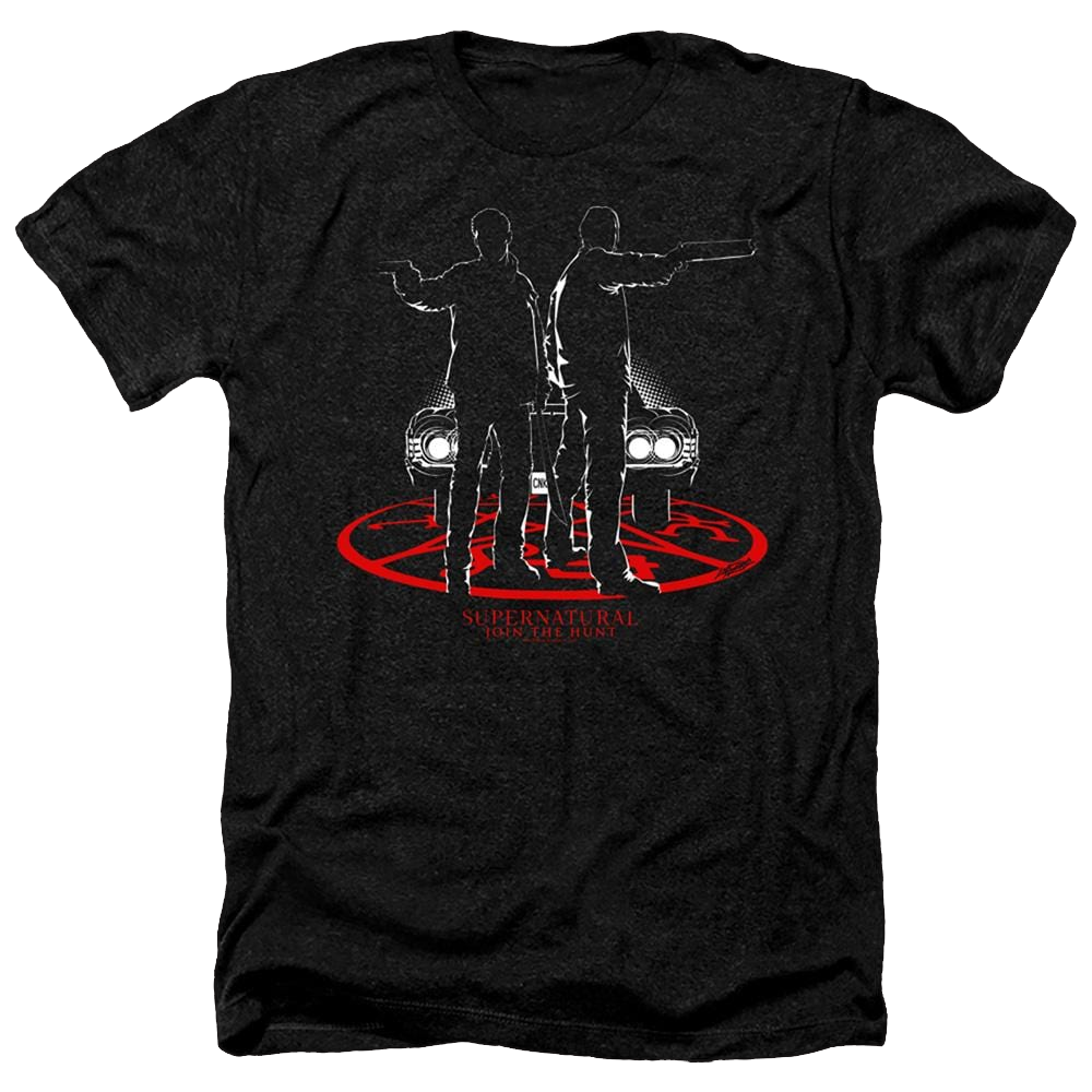Supernatural Silhouettes - Men's Heather T-Shirt Men's Heather T-Shirt Supernatural   