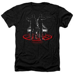 Supernatural Silhouettes - Men's Heather T-Shirt Men's Heather T-Shirt Supernatural   