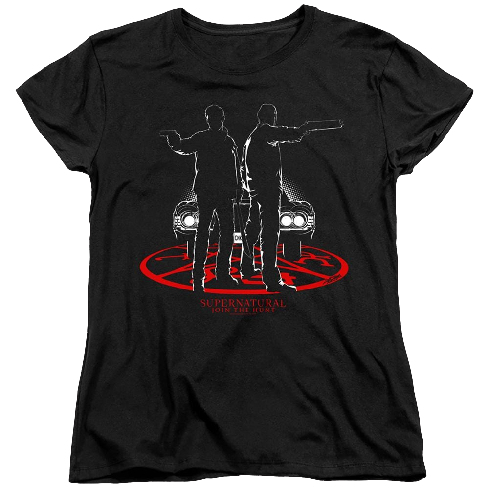 Supernatural Silhouettes - Women's T-Shirt Women's T-Shirt Supernatural   