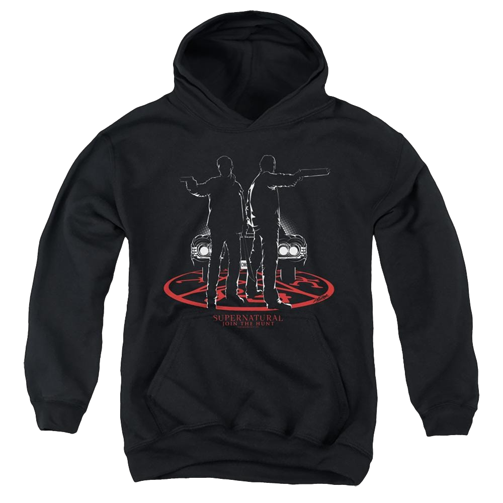 Supernatural Silhouettes - Youth Hoodie Youth Hoodie (Ages 8-12) Supernatural   