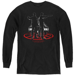 Supernatural Silhouettes - Youth Long Sleeve T-Shirt Youth Long Sleeve T-Shirt Supernatural   