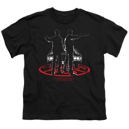 Supernatural Silhouettes - Youth T-Shirt Youth T-Shirt (Ages 8-12) Supernatural   