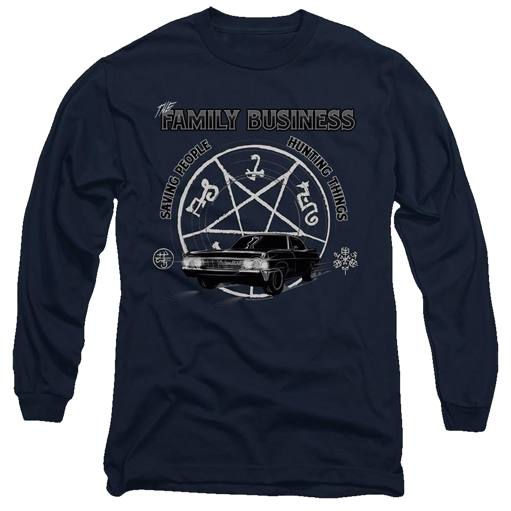Supernatural Saving People And Hunting - Men's Long Sleeve T-Shirt Men's Long Sleeve T-Shirt Supernatural   