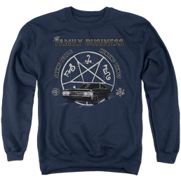 Supernatural Saving People And Hunting - Men's Crewneck Sweatshirt Men's Crewneck Sweatshirt Supernatural   