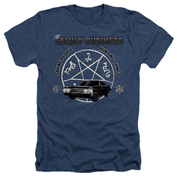 Supernatural Saving People And Hunting - Men's Heather T-Shirt Men's Heather T-Shirt Supernatural   