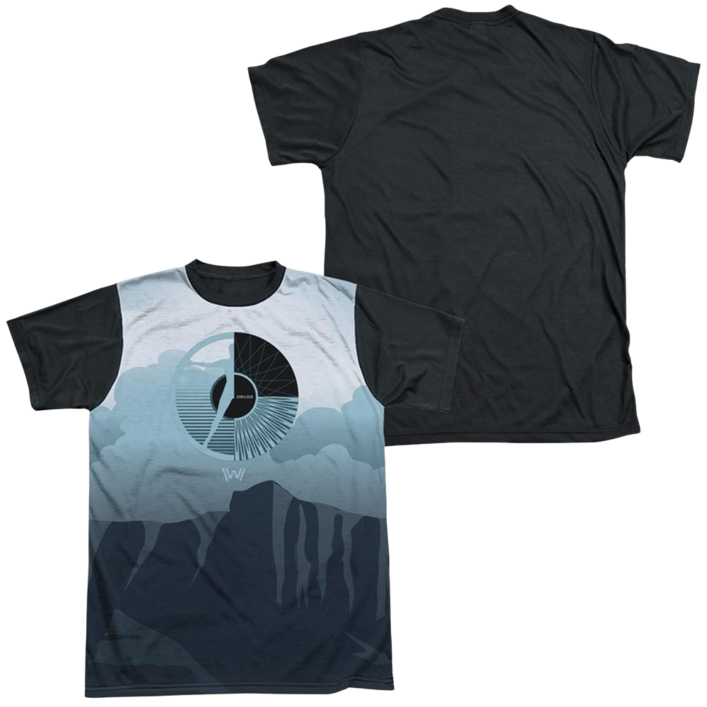 Westworld Landscape - Men's Black Back T-Shirt Men's Black Back T-Shirt Westworld   