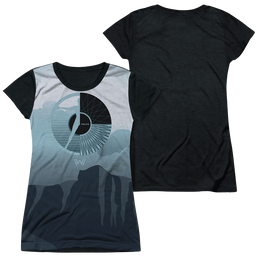 Westworld Landscape - Juniors Black Back T-Shirt Juniors Black Back T-Shirt Westworld   