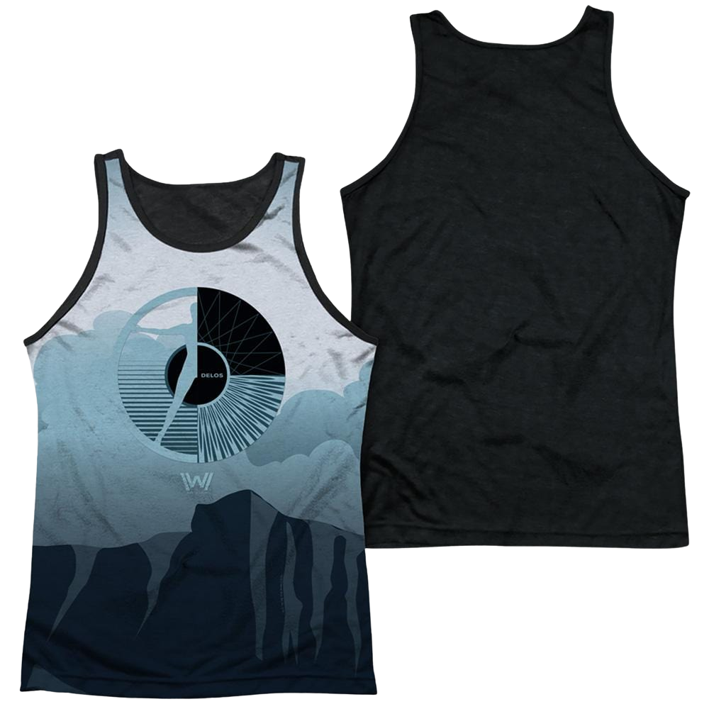 Westworld Landscape - Men's Black Back Tank Top Men's Black Back Tank Westworld   