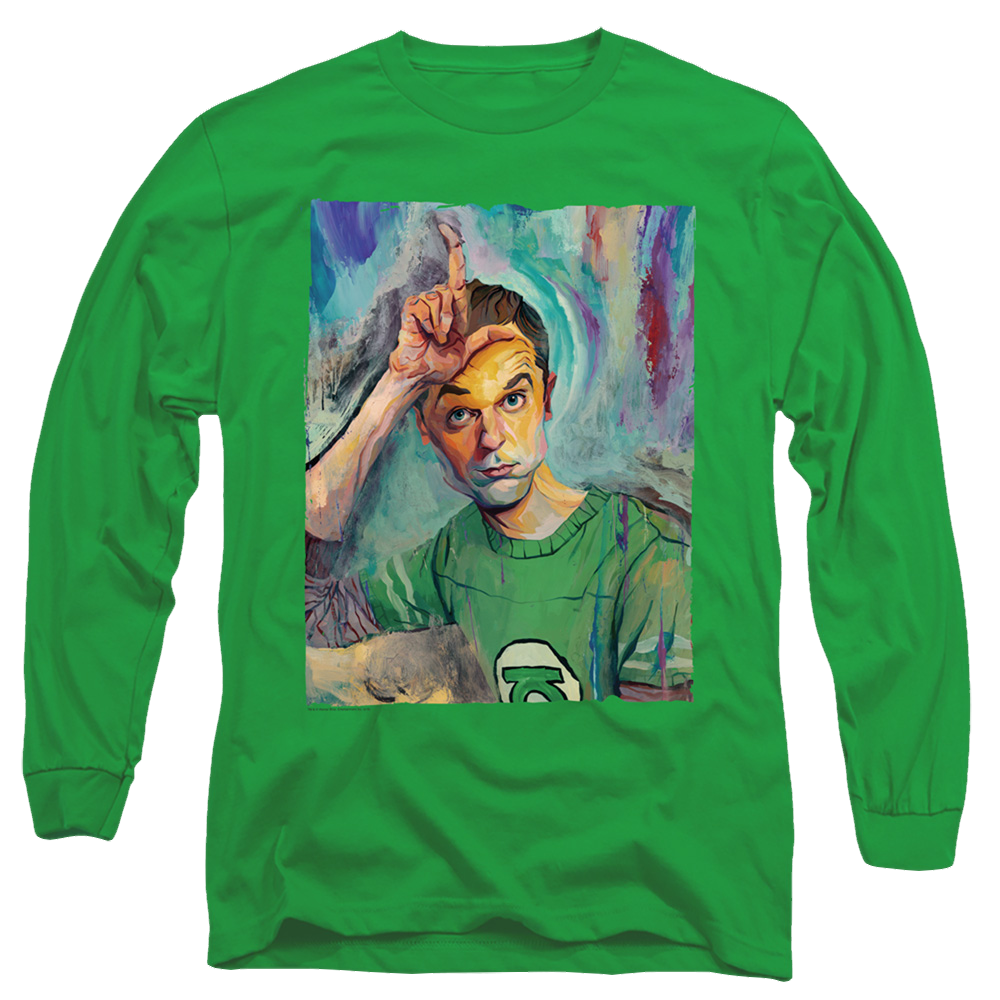 Big Bang Theory, The Sheldon Painting - Men's Long Sleeve T-Shirt Men's Long Sleeve T-Shirt Big Bang Theory   