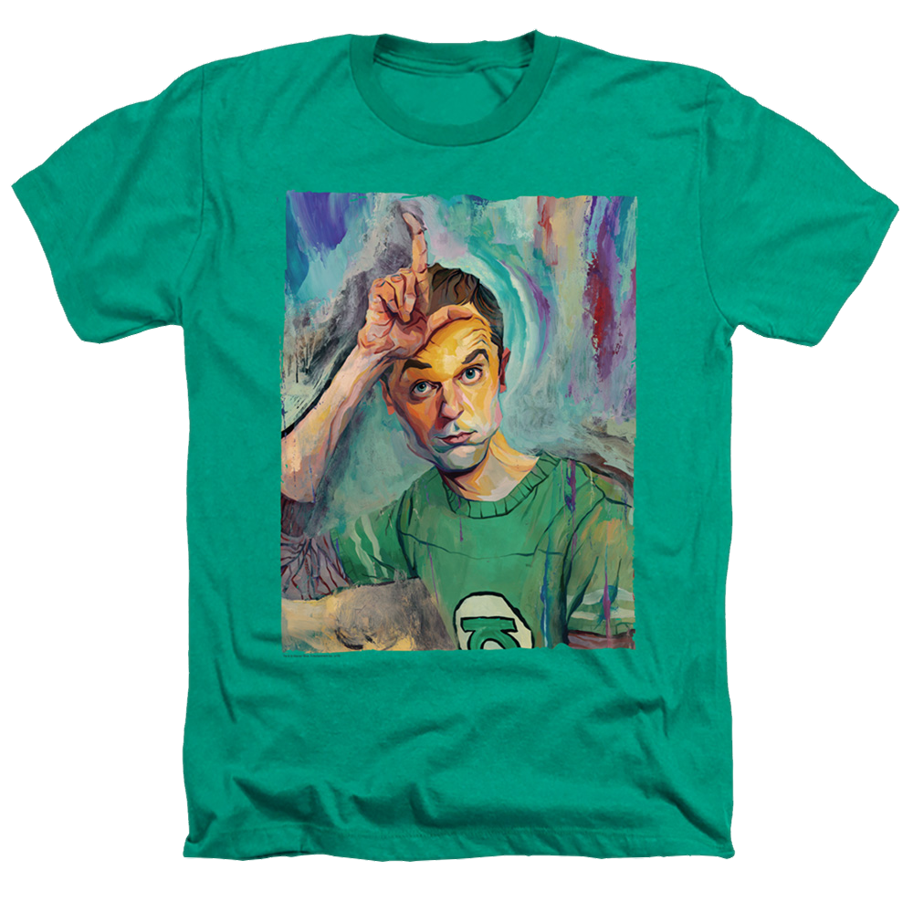 Big Bang Theory, The Sheldon Painting - Men's Heather T-Shirt Men's Heather T-Shirt Big Bang Theory   