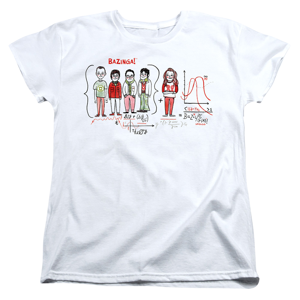 Big Bang Theory, The Bazinga Equation - Women's T-Shirt Women's T-Shirt Big Bang Theory   