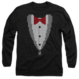 Big Bang Theory, The Pixelated Tux - Men's Long Sleeve T-Shirt Men's Long Sleeve T-Shirt Big Bang Theory   