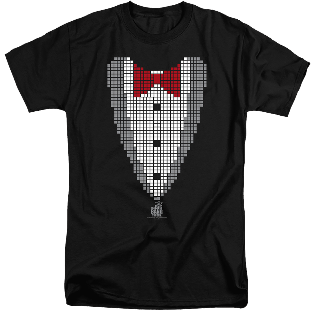 Big Bang Theory, The Pixelated Tux - Men's Tall Fit T-Shirt Men's Tall Fit T-Shirt Big Bang Theory   