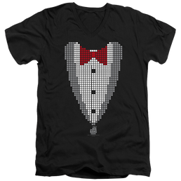 Big Bang Theory, The Pixelated Tux - Men's V-Neck T-Shirt Men's V-Neck T-Shirt Big Bang Theory   