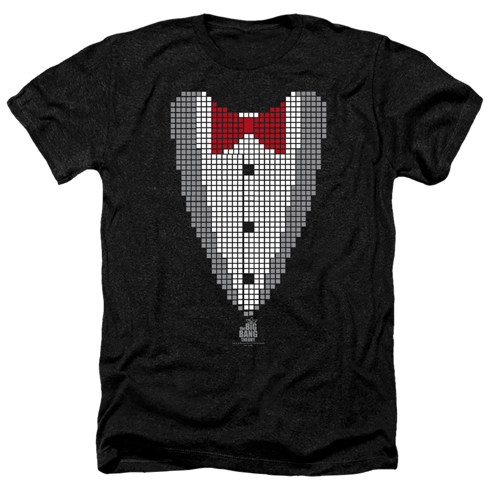 Big Bang Theory, The Pixelated Tux - Men's Heather T-Shirt Men's Heather T-Shirt Big Bang Theory   