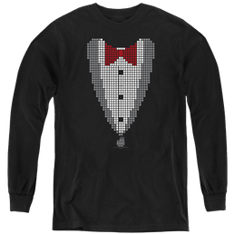 Big Bang Theory, The Pixelated Tux - Youth Long Sleeve T-Shirt Youth Long Sleeve T-Shirt Big Bang Theory   