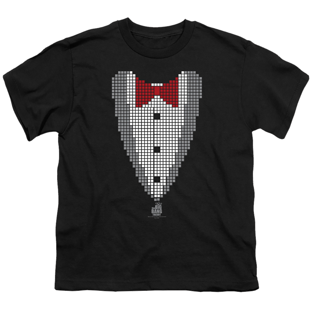 Big Bang Theory, The Pixelated Tux - Youth T-Shirt Youth T-Shirt (Ages 8-12) Big Bang Theory   
