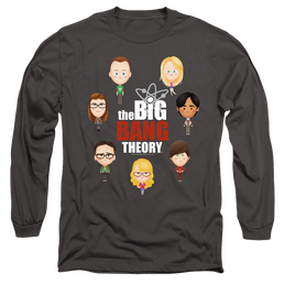 Big Bang Theory, The Emojis - Men's Long Sleeve T-Shirt Men's Long Sleeve T-Shirt Big Bang Theory   