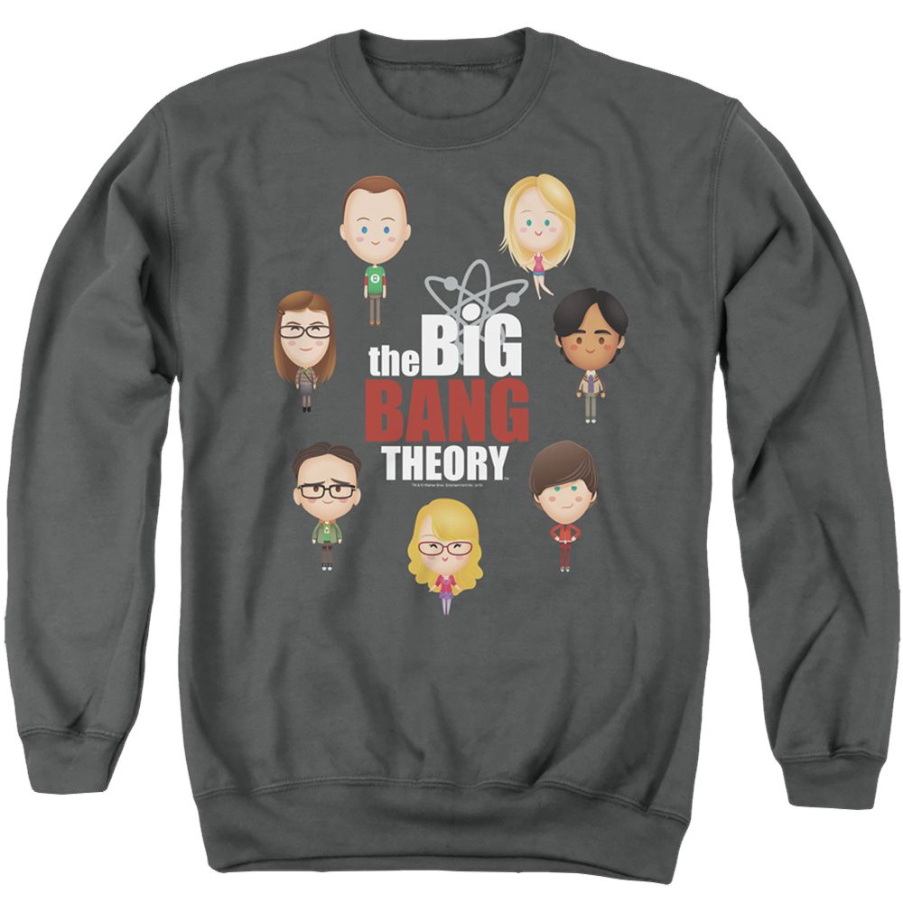 Big Bang Theory, The Emojis - Men's Crewneck Sweatshirt Men's Crewneck Sweatshirt Big Bang Theory   