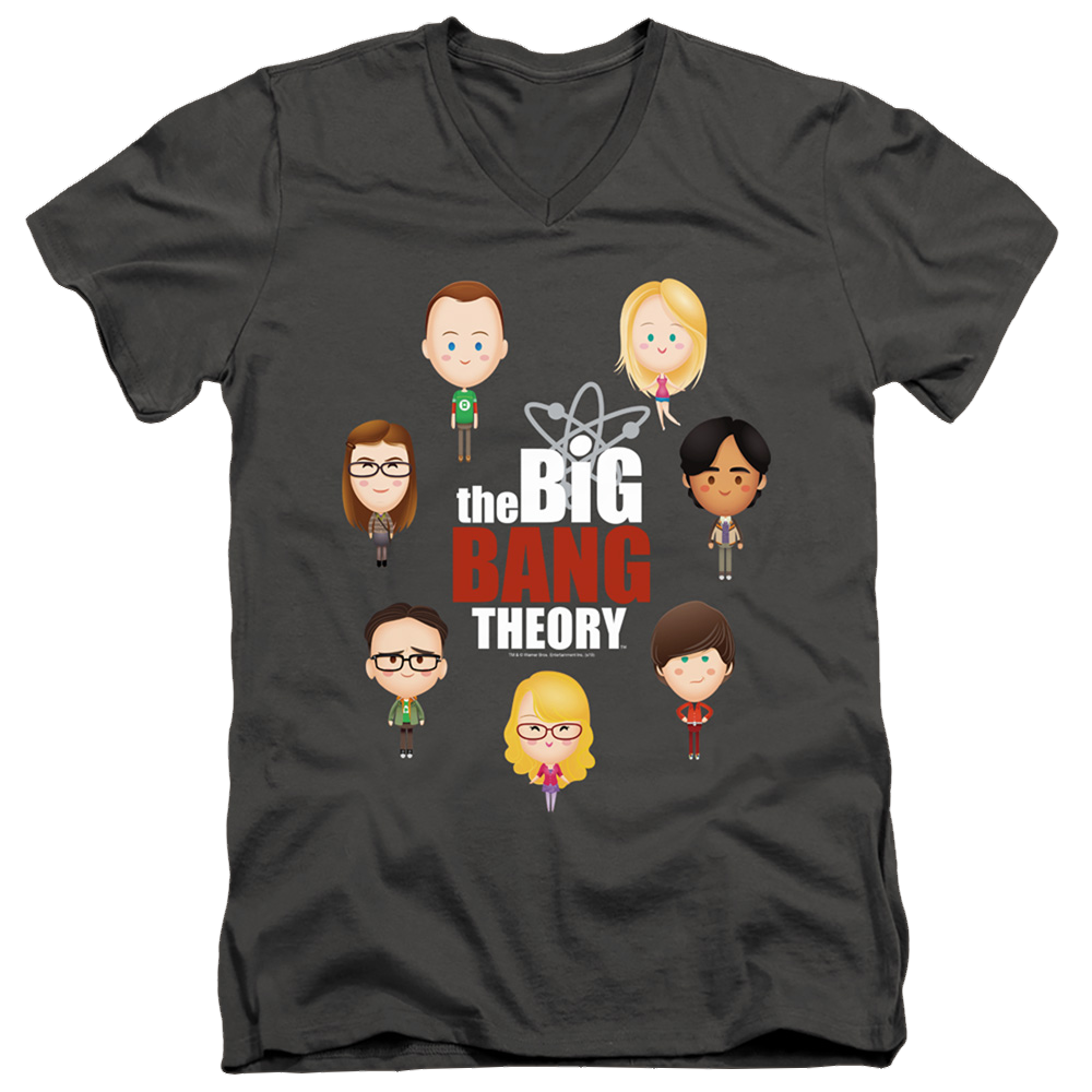 Big Bang Theory, The Emojis - Men's V-Neck T-Shirt Men's V-Neck T-Shirt Big Bang Theory   