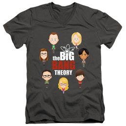 Big Bang Theory, The Emojis - Men's V-Neck T-Shirt Men's V-Neck T-Shirt Big Bang Theory   